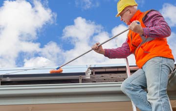 Pentreheyling soft wash roof cleaning